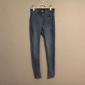 H&M Medium Wash High Waisted Skinny Jeans Size: 2